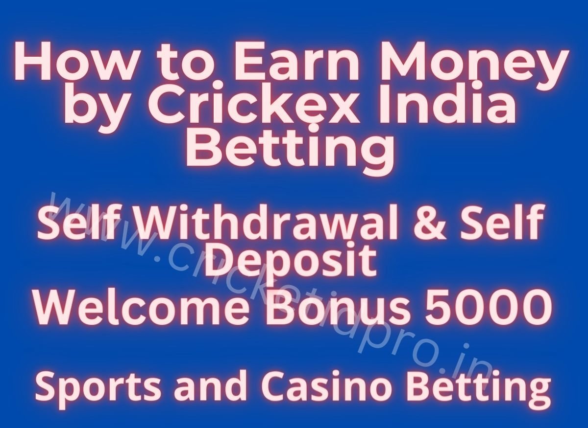 Earn Big Money with Crickex India Betting